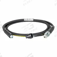 Hydraulic Hose: 1/4 in ID, NPTF x C604, 10 ft Lg, 3/8 in x 3/8 in Fitting Size, Rubber, HC9210B. Key specifications — Hose Tube Material: Rubber; Fitting Type: NPTF x C604; Manufacturer Part Number: HC9210B; Brand: ENERPAC.
