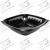 DART Disposable Bowl: Plastic, Unwrapped, 32 oz Bowl Capacity, Black, Patternless, 252 PK (MPN B32SB). Key specifications — attr553114: Square; attr553111: Patternless; attr553099: Uncoated/Unlined; attr553097: DART; attr553108: No; attr553107: Plastic.