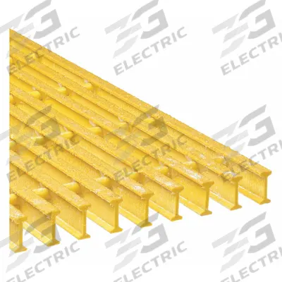 FIBERGRATE Fiberglass Pultruded Grating: Structural Grating, 24 in x 4 ft Nominal Size (WxL) - Flame-Resistant Structural Grating