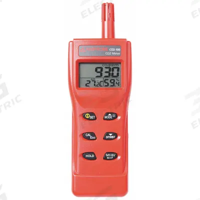 AMPROBE Carbon Dioxide Meter: Calculates Averages/Custom Calibration/Data Logging - Gas Analyzers for Carbon Dioxide