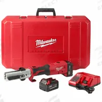MILWAUKEE Cordless Press Tool Kit: M18™ REDLITHIUM™, Extended, Inline, For 1/2 in to 4 in Pipe (MPN 2773-20L). Key specifications — attr518742: FORCE LOGIC™; attr518712: Bare Tool.