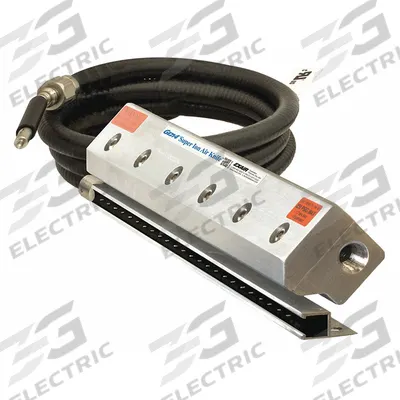 EXAIR Air Knife: 30 in Air Slot Wd, Aluminum, 0.002 in Air Slot Ht - Anti-Static Air Knives