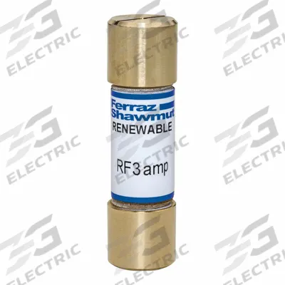 MERSEN Fuse: Class H, RF Series, Fast-Acting, 3 A, 250 V AC - Fast-Acting Cylindrical Fuses