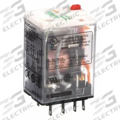 SCHNEIDER General Purpose Relay: Socket Mounted, 12 A Current Rating, 120V AC, DPDT, K Socket (MPN RXM2AB2F7). Key specifications — Brand: SCHNEIDER; Base Type: Square; Mounting Style: Plug-In; Pin Shape: Flat; Electrical Connection: Quick-Connect; Manufacturer Part Number: RXM2AB2F7; Series: Harmony™ RXM Series.