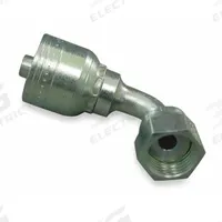 AEROQUIP Hydraulic Crimp Fitting: Steel x Steel, 90° Elbow, -12 For Hose Dash Size, ORS x Crimp (MPN 1AA12FRB8). Key specifications — Fitting Gender: Female x Genderless; Fitting Connection Type: ORS x Crimp; For Hose Dash Size: -12; Thread Size: 1-3/16"-12; Brand: AEROQUIP.