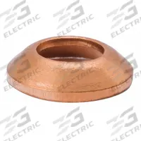 MUELLER Flare Gasket: 1/4 in SAE, 3/16 in, Copper, 700 psi Max, 3/8 in W x 3/8 in L, A2L Compatible (MPN A 00401). Key specifications — Body Material: Copper; Brand: MUELLER.