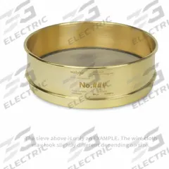 ADVANTECH Standard Stainless Steel Cloth Test Sieve: Stainless Steel, 8 in Outside Dia, 2 5/8 in Ht (MPN 1-3/4"BS8F). Key specifications — Screen Material: Stainless Steel; Brand: ADVANTECH; Frame Material: Brass; Standards: ASTM E11; US Standard Screen Size: 1.75 in.