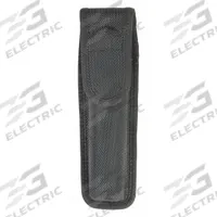 HEROS PRIDE Flashlight Pouch: Black, Nylon, Ballistic, 7 1/2 in x 2 1/4 in, Snap Closure (MPN 1066). Key specifications — attr188437: Black; attr188438: Nylon; attr188431: Flashlight Pouch.
