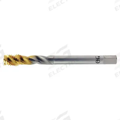 OSG Spiral Flute Tap: M20x2.5 Metric, D8 / 4H-6H, 4 Flute - Spiral-Flute Taps for Steel & Stainless Steel