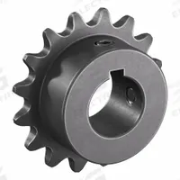 TSUBAKI Single Strand Sprocket: 35, For 3/8 in Chain Pitch, 3/4 in Bore Dia, 16 Teeth, Steel (MPN 35B16F-3/4). Key specifications — Brand: TSUBAKI.