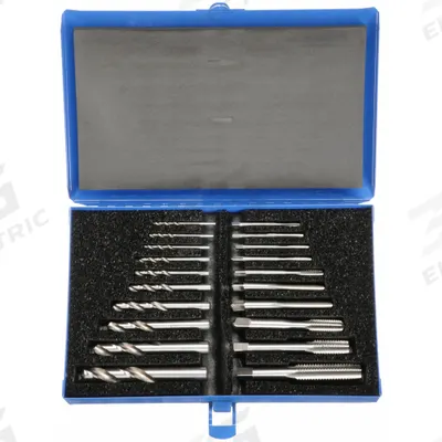 CHICAGO-LATROBE Drill Bit and Tap Set: 20 Pc - Drill Bit & Hand Tap Sets