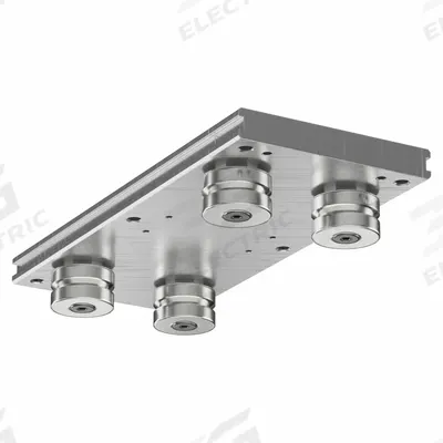 HEPCOMOTION Carriage: For 44 mm Rail Wd, Roller, GV3 Std Carriage, 35.8 mm Carriage Ht - HepcoMotion GV3 Roller Carriages