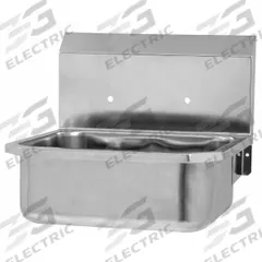 SANI-LAV Hand Sink: 1 Stations, 7 in Bowl Dp, 17 in Bowl Lg, 14 in Bowl Wd, Faucet Not Included (MPN 5058). Key specifications — Includes Side Splash: Side Splash Not Included; Series: Stainless Steel Hand Wash Sink; Brand: SANI-LAV.