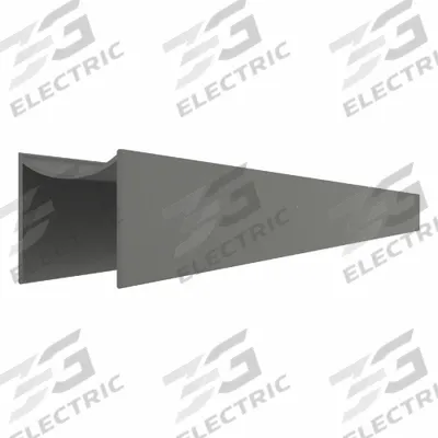 HADRIAN Alcove Channel: Aluminum, Slate, 57 in Overall Ht - Brackets, Alcove Clips & Channels for Bathroom Partitions