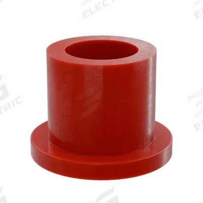 BUNTING BEARINGS Flanged Sleeve Bearing: PTFE, 1/2 in Bore, 3/4 in OD, 3/4 in Overall Lg - General Purpose Plastic Flanged Sleeve Bearings