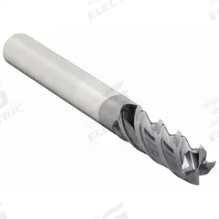 WIDIA HANITA Square End Mill: Carbide, AlTiN Coated, 4 Flute, 5/16" Mill Dia, 1/2" LOC, 2" OAL (MPN 4V4508003ST)