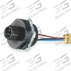 BRAD HARRISON External Thread Receptacle: 120070, 1/2"-14 Mounting Thread Size, 1 ft Wire Lg, 4 Pins (MPN 8R4006A18A120). Key specifications — IP Rating: IP67; Mounting Thread Size: 1/2"-14; Brand: BRAD HARRISON; Mounting Style: Panel; Series: 120070.