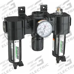 SPEEDAIRE Filter/Regulator/Lubricator: 3/8 in NPT, 60 cfm, 150 psi Max Op Pressure, 5 micron (MPN 7D713). Key specifications — attr109524: SPEEDAIRE.