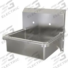 SANI-LAV Hand Sink: 1 Stations, 7 in Bowl Dp, 17 in Bowl Lg, 14 in Bowl Wd, Faucet Not Included (MPN 7058). Key specifications — Includes Side Splash: Side Splash Not Included; Series: Stainless Steel Hand Wash Sink; Brand: SANI-LAV.
