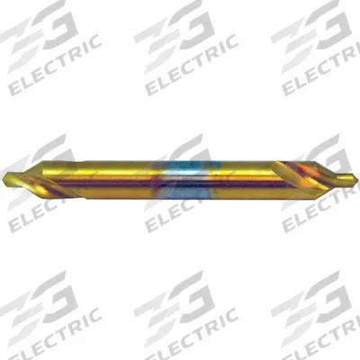 KEO Center Drill: Plain Type, #2, 90°, 3 in Overall Lg - Plain-Tip Center Drills