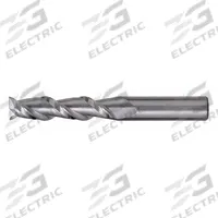 CLEVELAND Square End Mill: Carbide, 2 Flute, 7/16" Mill Dia, 9/16" LOC, 2-1/2" OAL (MPN C60492)