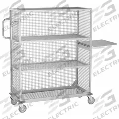 APPROVED VENDOR Utility Cart Panel: Overall Dim. 4 in W x 17 in H, Gray, Powder Coated, For 5CHL7 (MPN MC-BP48). Key specifications — Color: Gray; Finish: Powder Coated; For Use With Grainger Item Number: 5CHL7; Brand: APPROVED VENDOR.