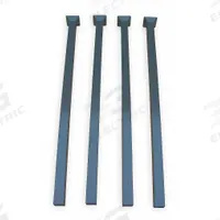 APPROVED VENDOR Stack Rack Post Set: 2 1/8 in x 2 1/8 in x 48 in, 4,000 lb Load Capacity, Steel (MPN PT-4-48). Key specifications — attr4948: Steel; attr38467: APPROVED VENDOR; attr38469: Gray; attr38471: Powder Coated.