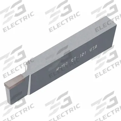MICRO 100 Single-Point Tool Bit: CT Tool Bit Style, 1/2 in Shank Wd, 1 in Shank Ht - Brazed-Tip Lathe Tool Bits