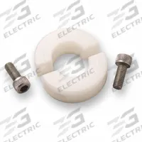 RULAND MANUFACTURING Shaft Collar: 2-Piece, Metric with Inch Bore, Round, Clamp-On, 15 mm Collar Wd (MPN MSP-18E-P). Key specifications — Brand: RULAND MANUFACTURING.