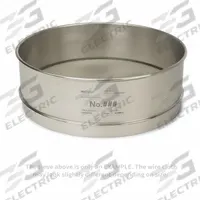 ADVANTECH Standard Stainless Steel Cloth Test Sieve: Stainless Steel, 12 in Outside Dia, 4 1/4 in Ht (MPN 7/16"SS12F). Key specifications — Screen Material: Stainless Steel; Brand: ADVANTECH; Frame Material: Stainless Steel; Standards: ASTM E11; US Standard Screen Size: 7/16 in.
