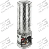 DAYTON Portable Gas Floor Heater: 250,000 BtuH Heating Capacity Output, 5,900 sq ft Heating Area (MPN 6BY72). Key specifications — Fuel Consumption: 250 cfh; Overall Dimensions - H x W x D: 44-5/16 in x 14-5/8 in x 14-5/8 in; Brand: DAYTON.