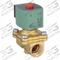 REDHAT Solenoid Valve: 2-Way, Normally Closed, 3/4 in Pipe Size, 110V AC/120V AC, High Flow (MPN SC8210G095). Key specifications — Pipe Size: 3/4 in; Voltage: 110V AC; Brand: REDHAT.