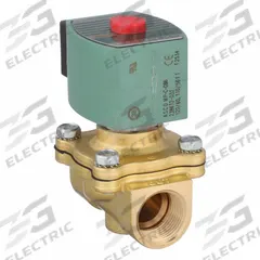 REDHAT Solenoid Valve: 2-Way, Normally Closed, 3/4 in Pipe Size, 110V AC/120V AC, High Flow (MPN SC8210G095). Key specifications — Pipe Size: 3/4 in; Voltage: 110V AC; Brand: REDHAT.