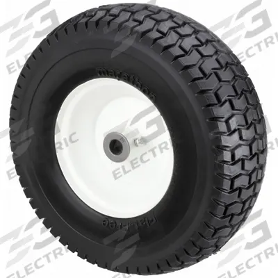 APPROVED VENDOR Flat-Free Wheel: 13 3/16 in Wheel Dia., 4 1/2 in Wheel Wd, Polyurethane - Flat-Free Polyurethane Foam Wheels