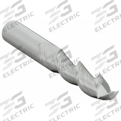 CLEVELAND Square End Mill: Carbide, 2 Flute, 5/8" Mill Dia, 1-5/8" LOC, 4" OAL (MPN C60500) - Carbide Square End Mills for Aluminum