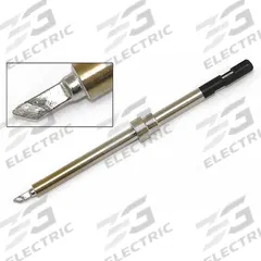 HAKKO Soldering Tip: T30 Series, Knife, 1.8 mm W, 6 mm Lg (MPN T30-KU). Key specifications — Brand: HAKKO; Compatible Handpiece Manufacturer Model Number: FM-2032; Manufacturer Part Number: T30-KU.