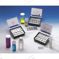 LOVIBOND Water Quality Test Kit: Sulfite, 20 to 500 mg/L, 20 mg/L, 30 Tests, Reagents/Sample Bottle (MPN 414350). Key specifications — Includes: Reagents; Range: 20 to 500 mg/L; Sensitivity: 20 mg/L; Test Parameters: Sulfite.