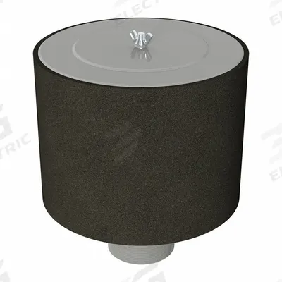 SOLBERG Intake Exposed Filter: 6 in Inlet Size, 1,100 scfm, 15 in Overall Ht - Air Compressor Intake Filters & Silencers