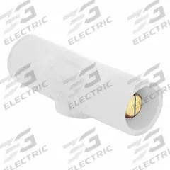 Gender Reversing Connector: Male-Male, White, 600V AC/600V DC, 400 A, 16 Series (MPN 16A25-UW). Key specifications — Brand: LEVITON.