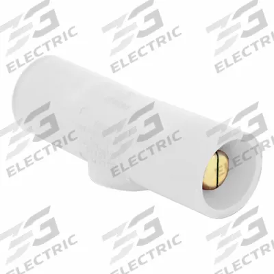 LEVITON Gender Reversing Connector: Male-Male, White, 600V AC/600V DC, 400 A - Female-to-Male Reversing Adapters