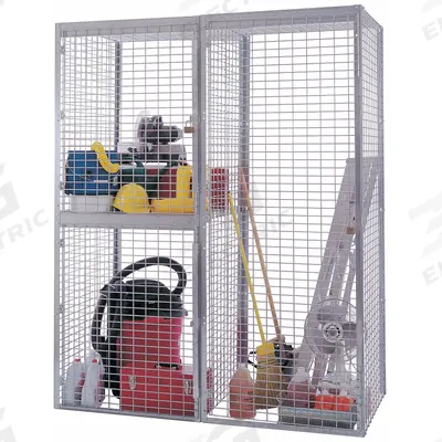 FOLDING GUARD Bulk Storage Locker Top: 36 in x 37 in, For 36 in Locker Wd, Steel, Galvanized - Top & Back Panels for Bulk Storage Lockers