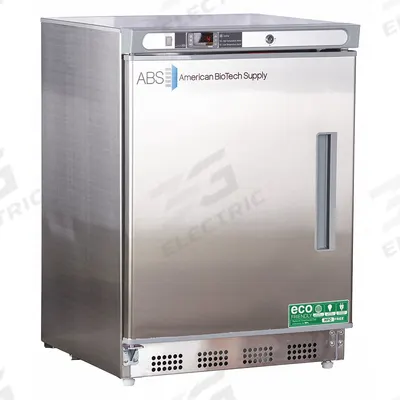 AMERICAN BIOTECH SUPPLY Lab Refrigerator: 4.5 cu ft, Undercounter, 1°C to 10°C - High Performance Lab Refrigerators