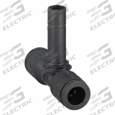 LEGRIS Push-Fit Tee Fitting: 5/16 in OD x 5/16 in OD x 5/16 in OD Size, 1 13/16 in Overall Lg - Nylon & Nickel-Plated Brass Tube Fittings
