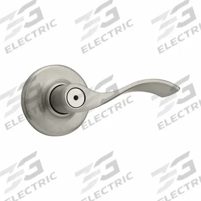 KWIKSET Door Lever Lockset: Privacy Lever Locksets, Nickel