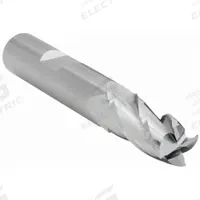 CLEVELAND Square End Mill: High Speed Steel, 4 Flute, 8 mm Mill Dia, 3/4" LOC, 63.5 mm OAL (MPN C75096)