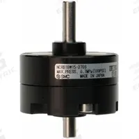 SMC Rotary Air Actuator: Single Vane Actuator, 270° Rotation Angle, 4 in-lb Output Torque, Metric (MPN NCRB1BW15-270S). Key specifications — attr293632: NCRB1BW15-270S; attr294754: SMC; attr947098: Non-Magnetic Piston; attr947108: Basic; attr947133: Metric; attr1108504: Side Ported.