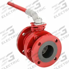KECKLEY Manual Two-Way Ball Valve: 3 in, Carbon Steel, Straight, Class 150 Flange, Two-Piece (MPN BVF2RF2FCSRGSL-300). Key specifications — Brand: KECKLEY; Handle: Locking Lever.