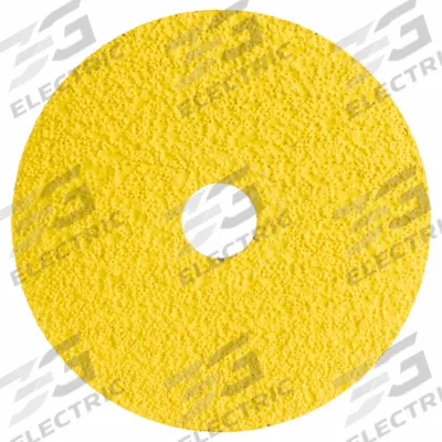 NORTON Fiber Disc: 6" x TN Quick-Change, Ceramic, 36 Grit - Cool-Cutting Fiber Discs for Stainless Steel & Nickel Alloys