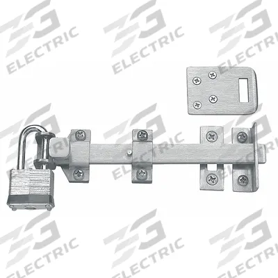 ROCKWOOD Door Bolt: Surface Bolt, 8 in Ht, 2 in Wd - Door Bolts