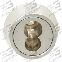 SCHLAGE Deadbolt Lock: Cylindrical, Core Not Included, SFIC, 2 in Door Thick - Max, Chrome (MPN B663BD 626). Key specifications — ADA Compliant: Yes; Brand: SCHLAGE; Cylinder Core Type: Small Format Interchangeable Core Cylinder; Finish: Satin Chromium-Plated; Keyway Type: Everest 29 S; Visual Indicator Message: No Message; Includes Core: Core Not Included; Ligature Resistance: Not Ligature-Resistant.